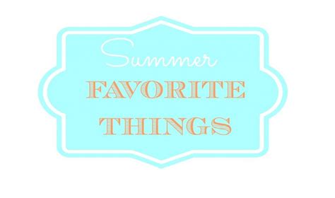 Summer Favorites Tag 2018 .